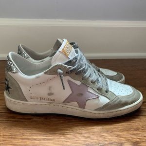 Golden Goose Ballstar Lavender Star size 38